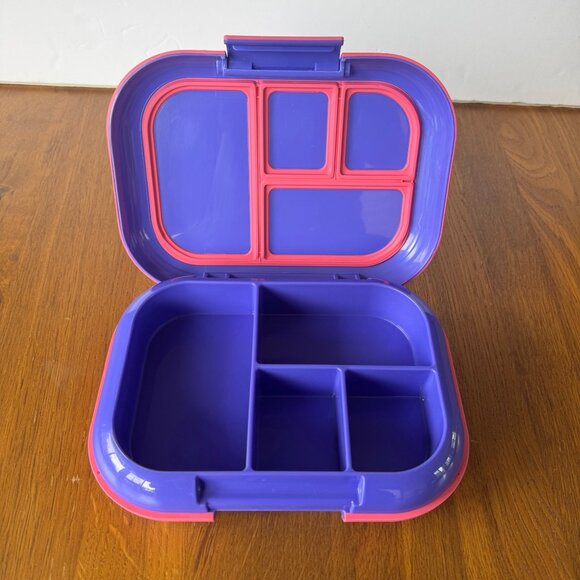 BENTGO CHILL Kids Leak-Proof Freezer Lunch Box Purple Pink School Meal Bento Box - Picture 2 of 7